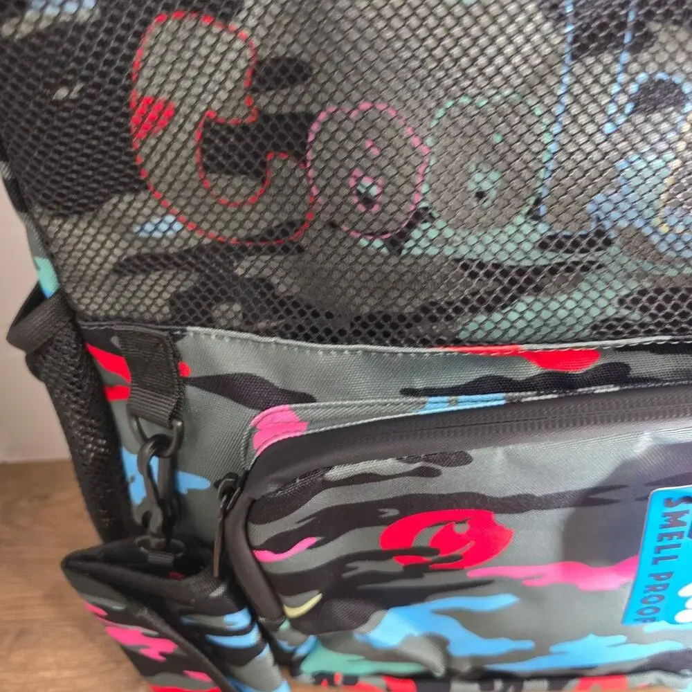 Cookies Escobar Smell Proof Backpack, Green Camo NWT